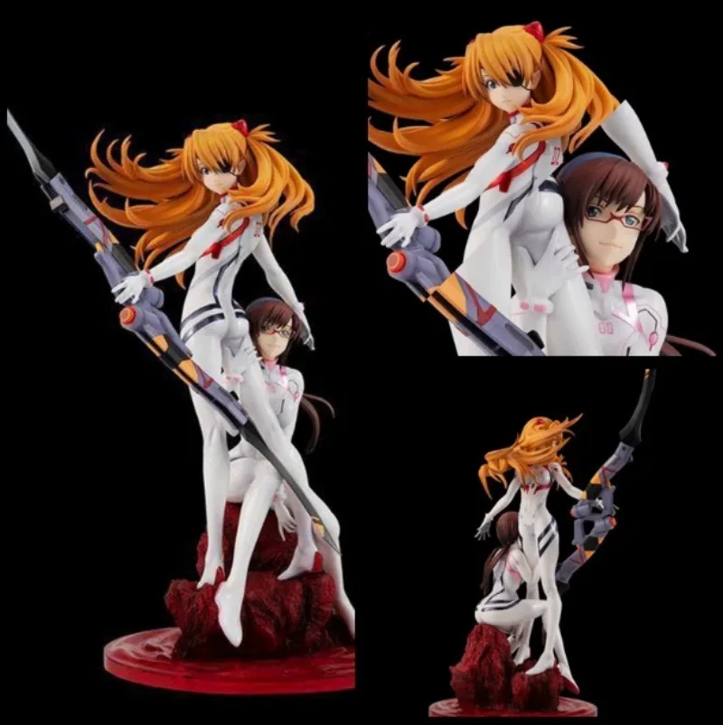 

Evangelion Asuka Langley Mari Illustrious Makinami Dual Character Anime Figure Collectible Toy Gift for Children