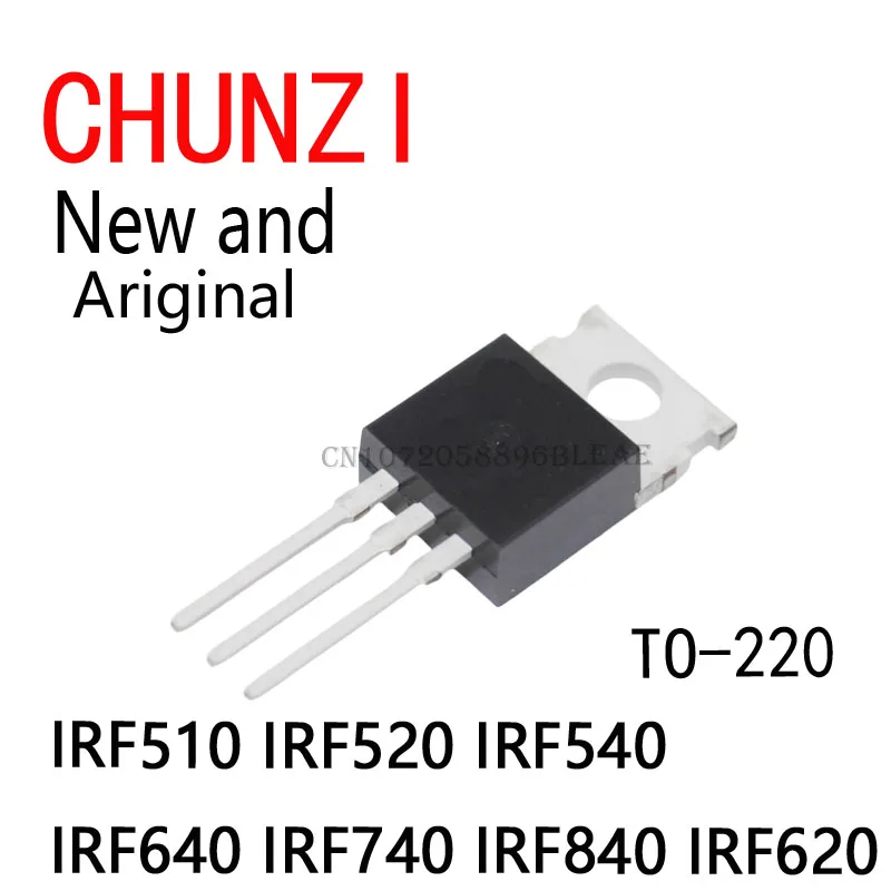 10Pcs Transistor IRF840PBF IRF510PBF IRF520PBF IRF740PBF LM317 TO-220 IRF510 IRF520 IRF540 IRF640 IRF740 IRF840 IRF620