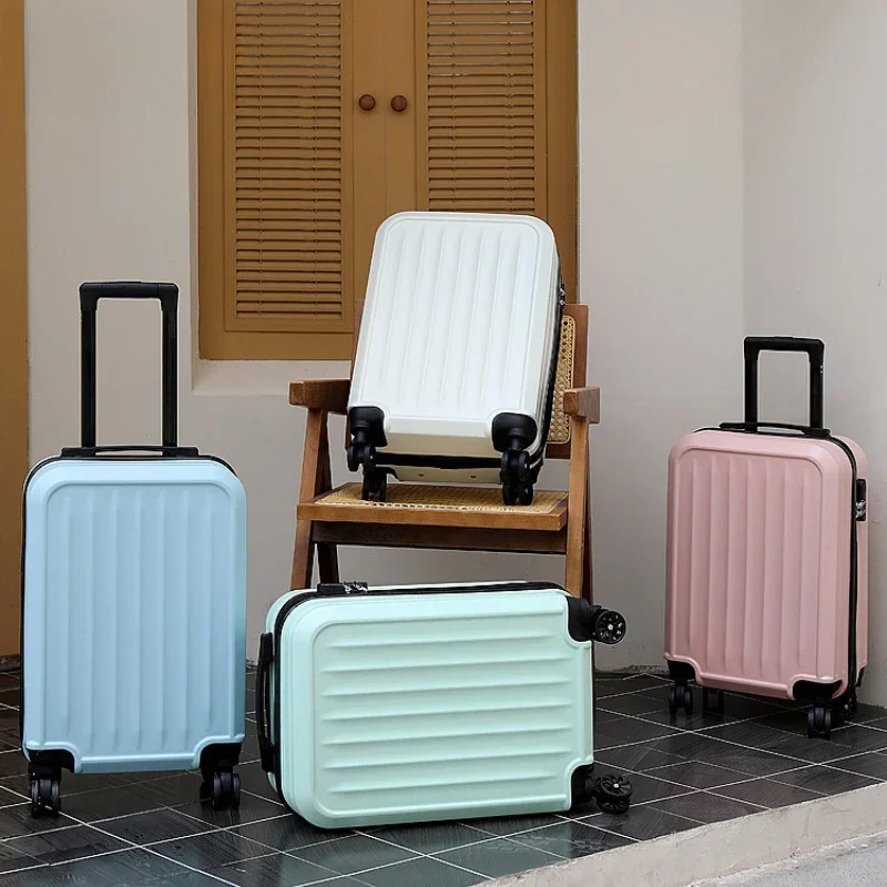 2025 New Large Capacity Solid Color Luggage, Convenient Zipper Code Box Multi-wheel Anti-collision Corner Luggage Silent Wheel