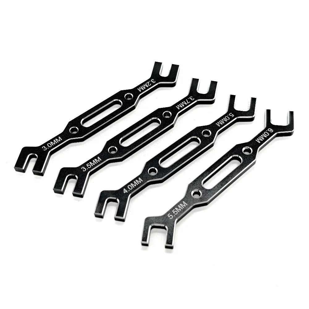 4 Uds llave 3/3,2/3, 5/3,7/4/5/5,5/6Mm tuerca tensora removedor de rótula herramienta Universal para RC coche Drone barco