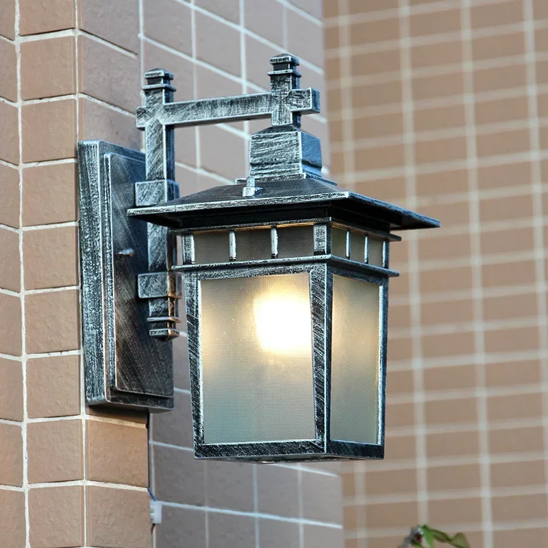 Outdoor Wall Lamp Retro LED Waterproof And Rust-proof Lamps Garden Decorative Lights