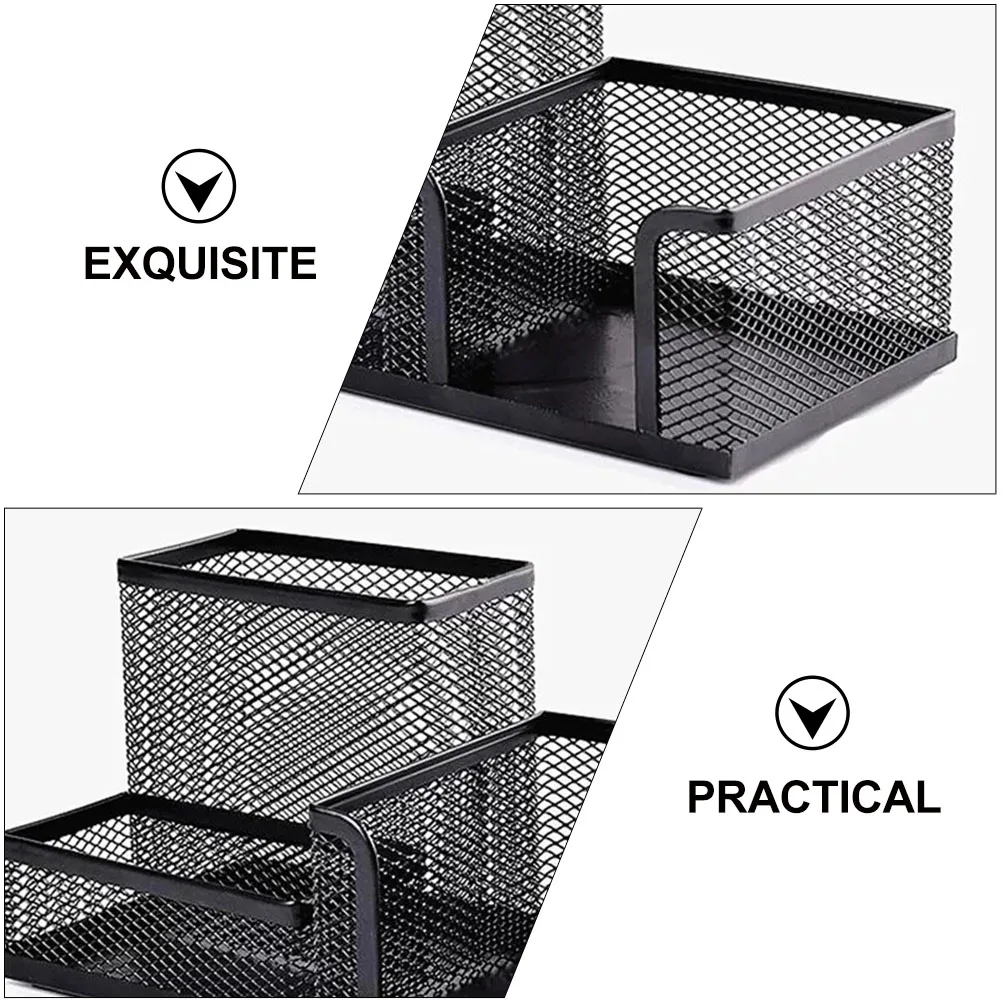 

1 Set Iron Letters Shelf Office Business Cards Stand Desktop Sundries Holder Thickened Material Combined Storage Box Stationery