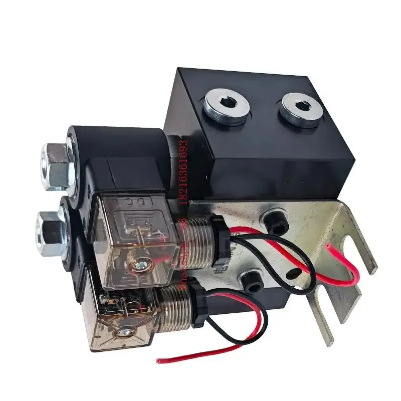 Limited Time NEW Excavator Wood Grabber Two-way Solenoid Valve Two-way Foot Valve Triple Quadruple Solenoid Valve Group