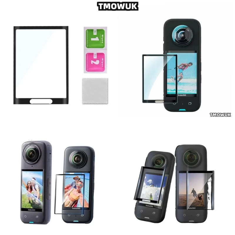 

For Insta360 X3 X4 X5 GPS Flexible Screen Protector Film 3D Curved Full Cover Anti - Scratch PMMA