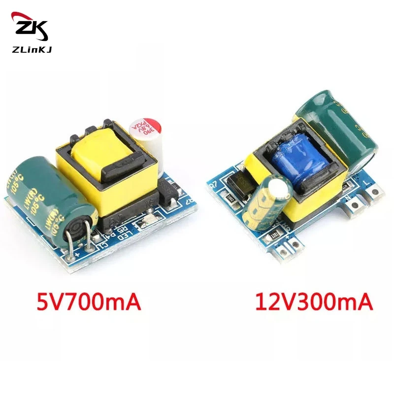 1pc AC 220V To DC 5V 700mA 12V 300mA 3.5W Isolated Switch Mini Power Supply Buck Converter Step Down Module
