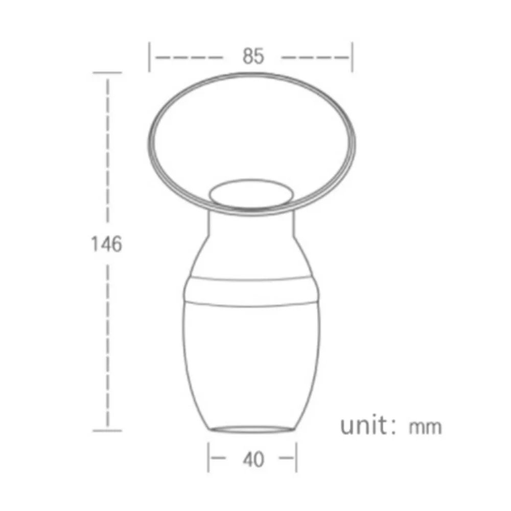 흡입 모유 수유 수동 유방 수집기, 아기 수유 유방 펌프, 실리콘 펌프