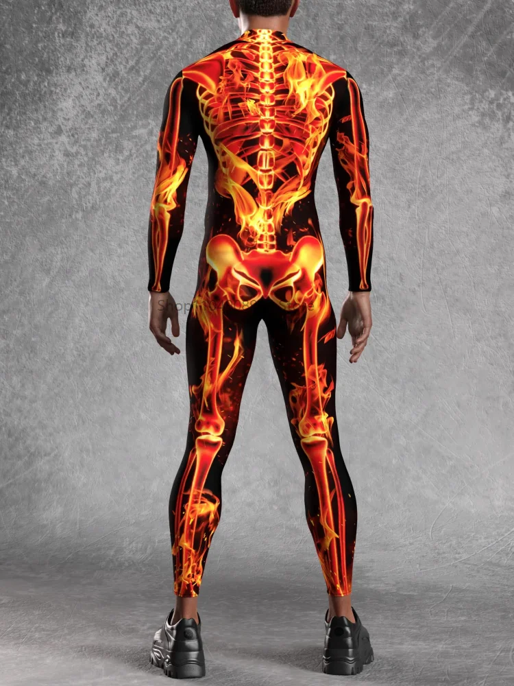 Рисунок 4 - Колготки с пламенным скелетом на Хэллоуин