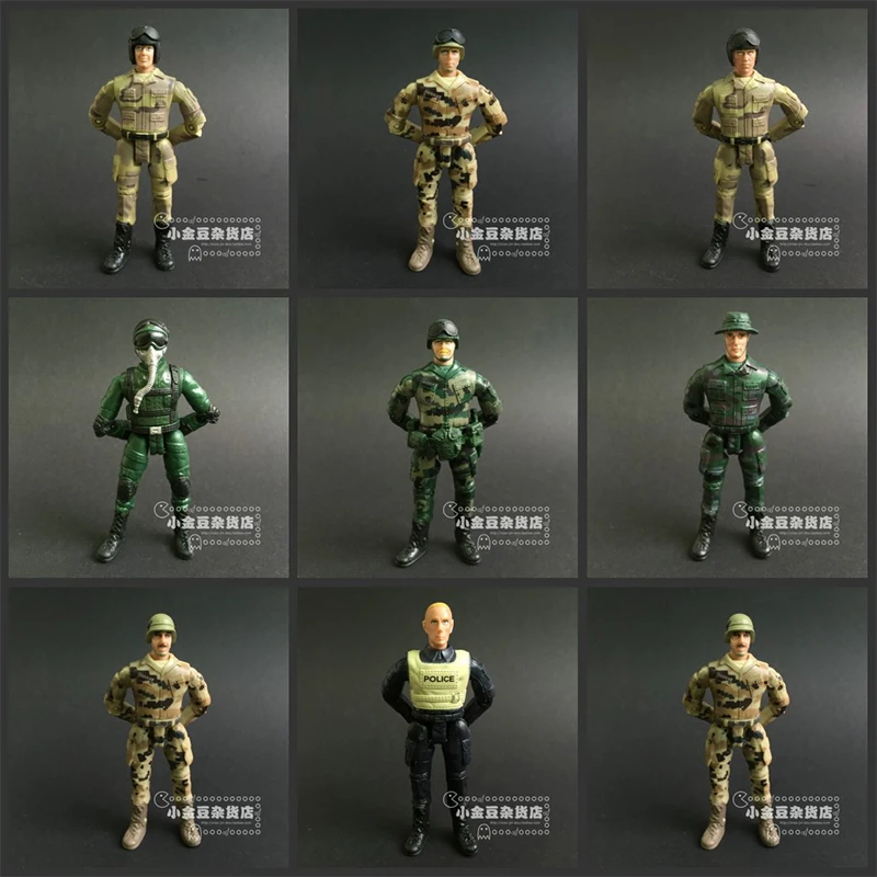 Gijoe special forces 3.75-inch soldier 1:18 movable modern military doll model toy body tactical helmet peaked cap