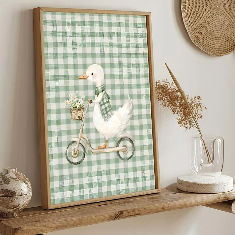 Niedliche lustige Tier-Cartoon-Poster-Aufkleber, selbstklebende Kunst für Schlafzimmer, Wohnzimmer, Heimdekoration, moderne Wandaufkleber, Geschenk – Detail 11