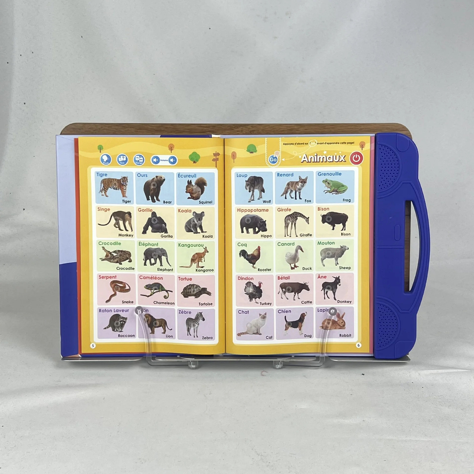 Frans audioboek, Encyclopedie voor vroege educatie, leermachine, educatief speelgoed, pratend Frans boek