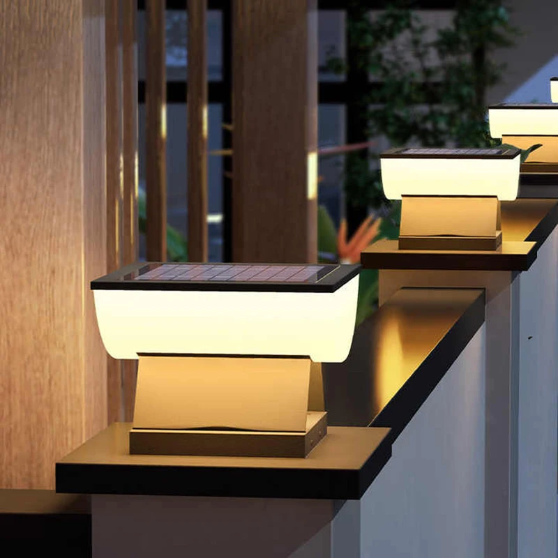 

Customized Dual-Purpose Solar LED Outdoor Solar Post Head Light IP65 Waterproof Stainless Steel Material of Outdoor Lighting