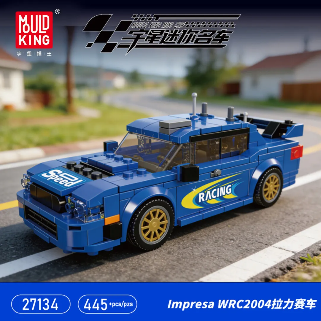 

Конструктор Mould King 445 деталей: Гоночный автомобиль Lmpresa WRC2004, Суперкар, Сборная модель, Игрушка-машинка, Украшение, Подарок на День рождения для детей 27134