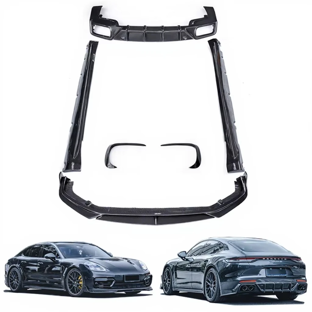 YICKU CMST Design Dry Carbon Fiber Tuning Kit for   971/971.2 - Front Lip, Rear Diffuser & Tuyere