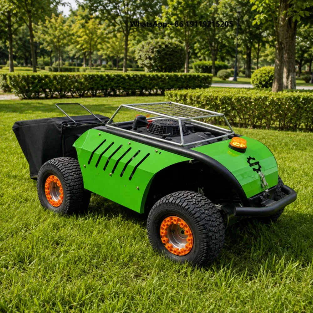 Professional Remote Control Lawn Mower All Terrain Grass Cutter for Farm Garden Orchard