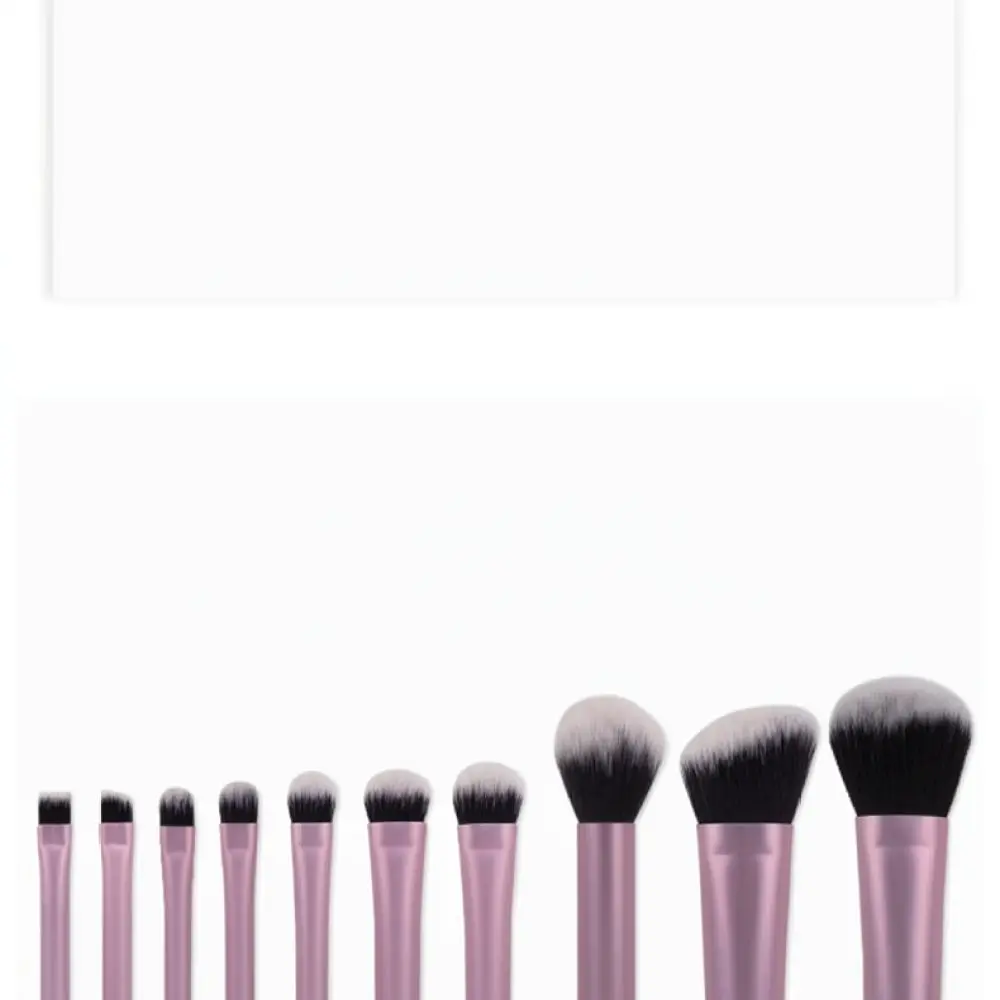 Soft Synthetic Bristle Makeup Brush Kit Professional Beauty Tools For Foundation Blush Eyeshadow Concealer With Storage Bag