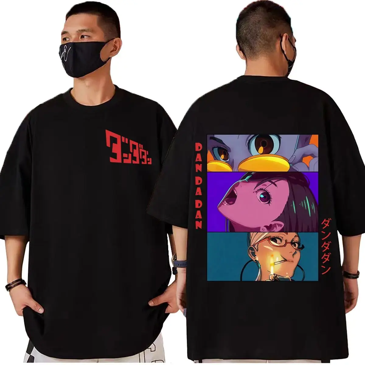 

Hot Sales Japan Anime Granny Cat Graphic T Shirt Fashion Cartoon Oversized T-shirt Men Women Vintage Casual Cotton T-shirts