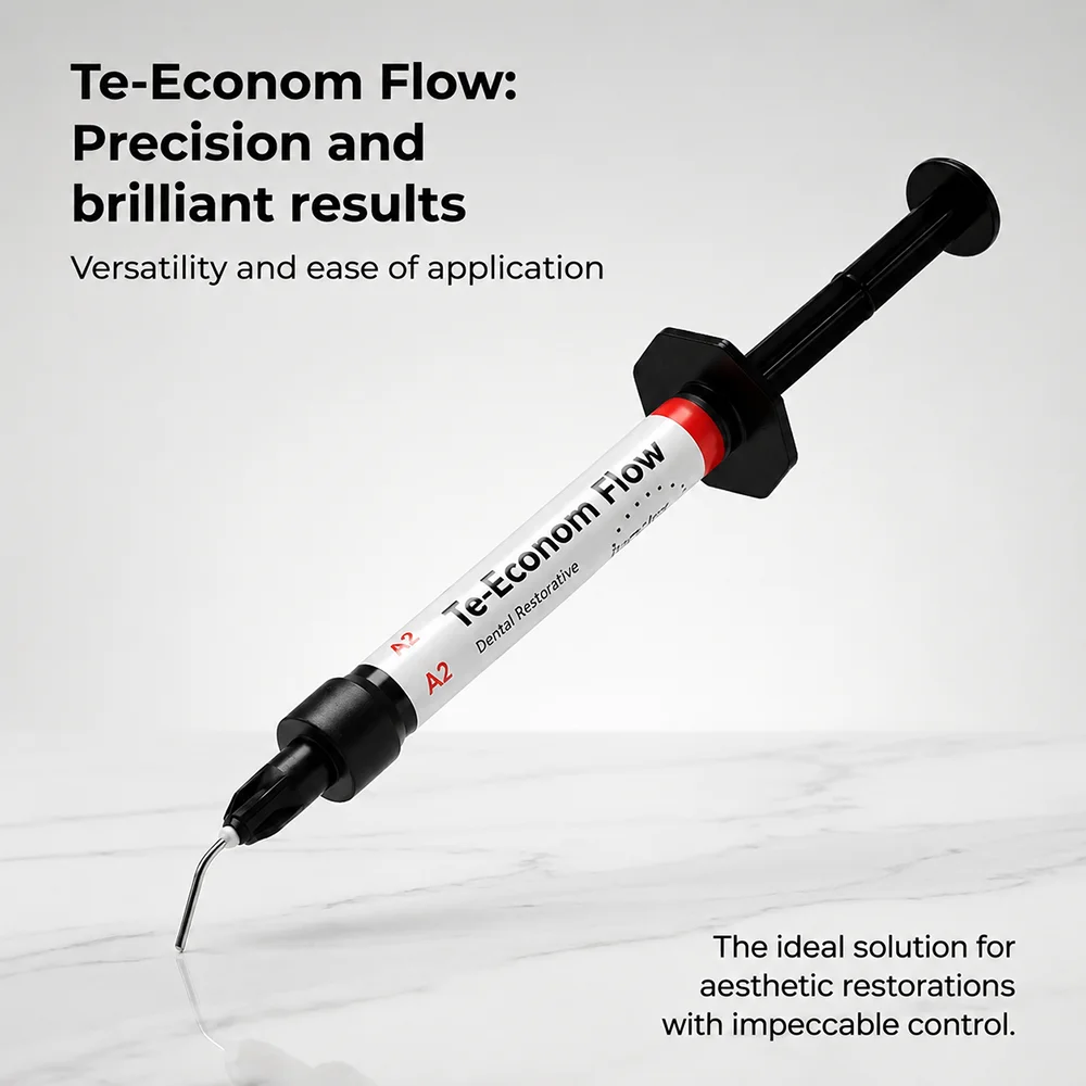 Ivoclar Te Econom Flow Dental Flowable Composite Resin Restorative Material 2g Pack A2 A3 Dentistry Clinic Supplies Materials view 3