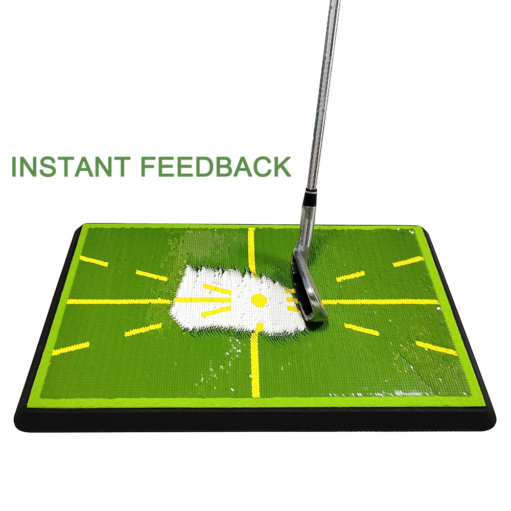 Golf Training Mat Swing Detection Batting Ball Trace Directional Detection Mat Swing Path Pads Swing Practice Pads Training Aids