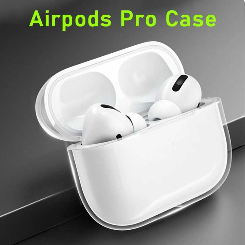 Original Transparent Earphone Case for AirPods 1/2/3 Pro Gen Cover Case Anti-Scratch TPU Protective Case iPhone Case Ear Pads image 6