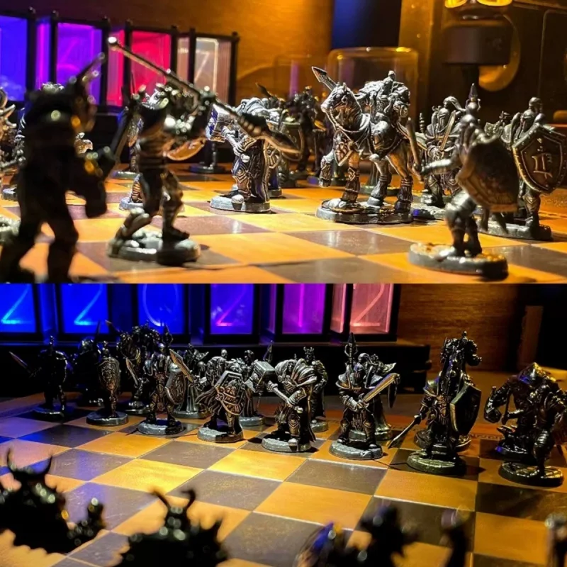 Metal Soldier Series Miniature Figures, Board Game Chess Pieces, Desktop Decoration Craft, Tabletop Wargame Collectible Figures