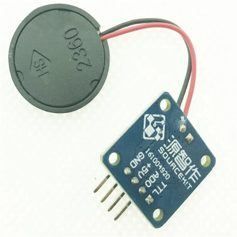 Piezoelectric vibration sensor / knocking door, drop vibration / shooting collision detection switch module