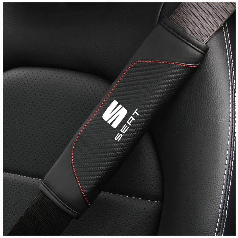 Protector de Cinturón de Seguridad para Asiento de Coche, para Seat FR, Ateca, Ibiza, León, Alhambra, Arosa, Córdoba, Tarraco, Toledo, Accesorios para Auto