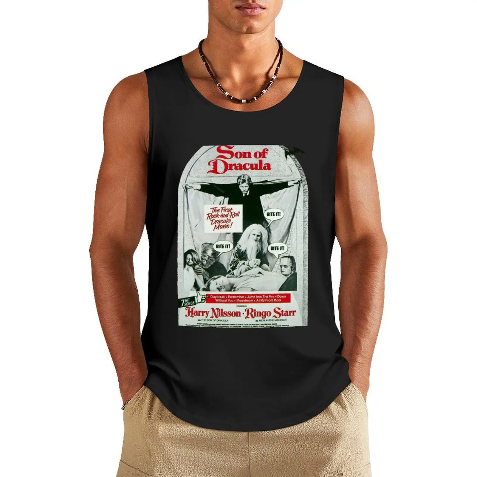 

Son of Dracula Tank Top Men sleeveless tee Men's gym t-shirt summer clothes