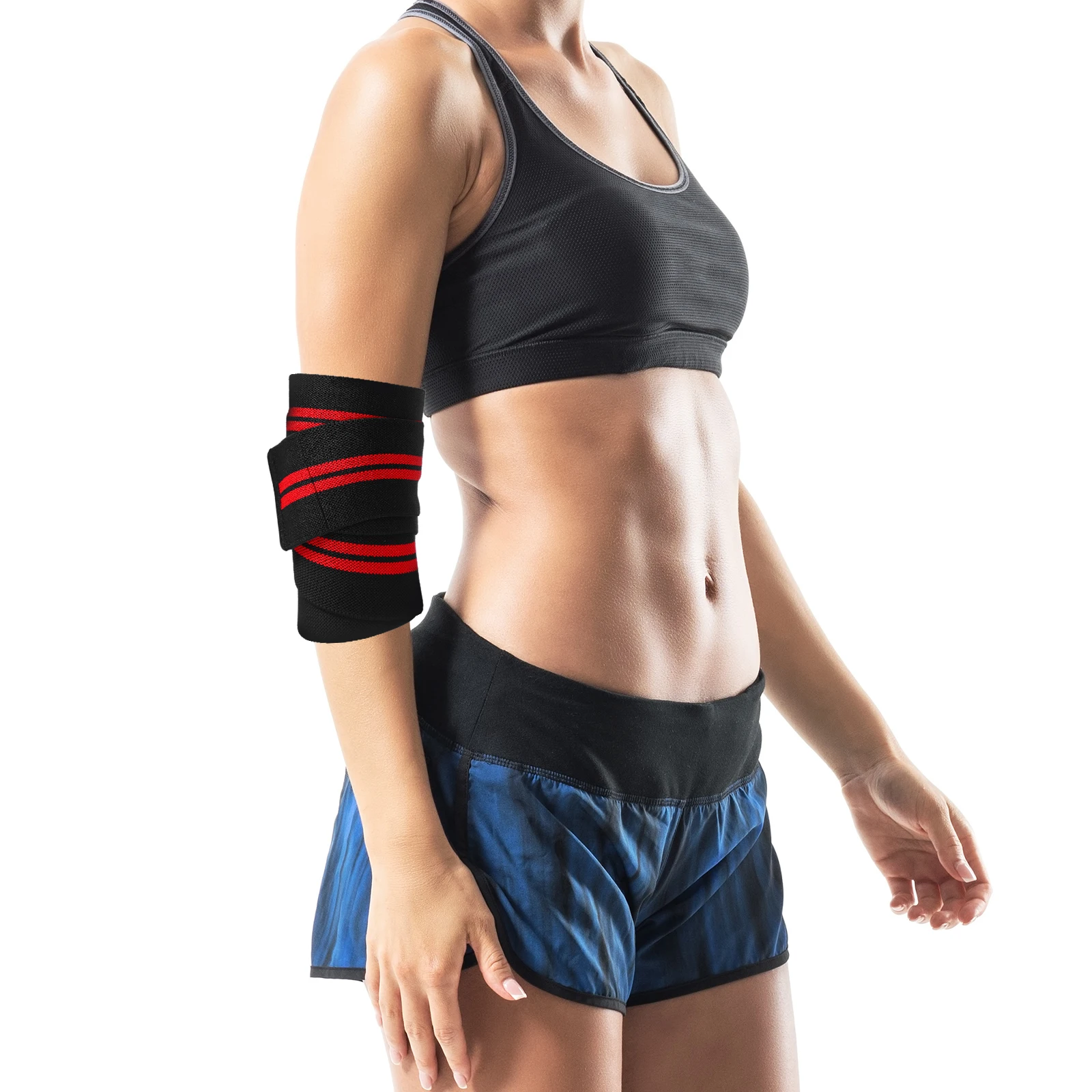 2 stuks elleboogbrace ondersteuning beschermende ademende fitnessbanden sport elleboogbeschermer voor fietsen hardlopen wandelen training