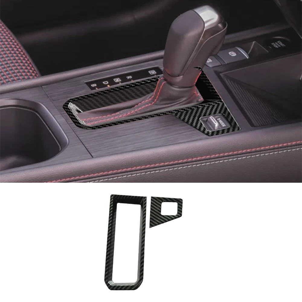 

Аксессуары для Nissan Kicks 2025-2026, внутренняя рамка переключения передач, наклейка из углеродного волокна, черная центральная консоль