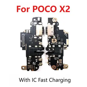 Bilashmart Xiaomi POCO X2 USB Charging Port Dock Connector Charger Board Microphone Module Flex Cable