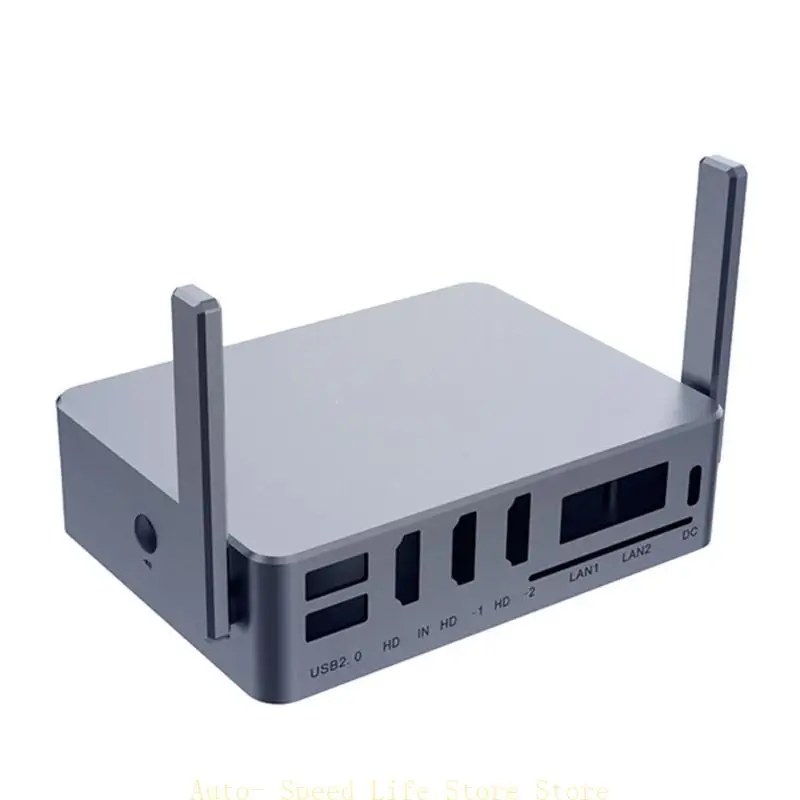 02DA CASE CASA ALUMINA RESISTENTE SRACTO CAIXA ABELE ORANGEPI 5PLUS Caixa gabinete Excelente gerenciamento