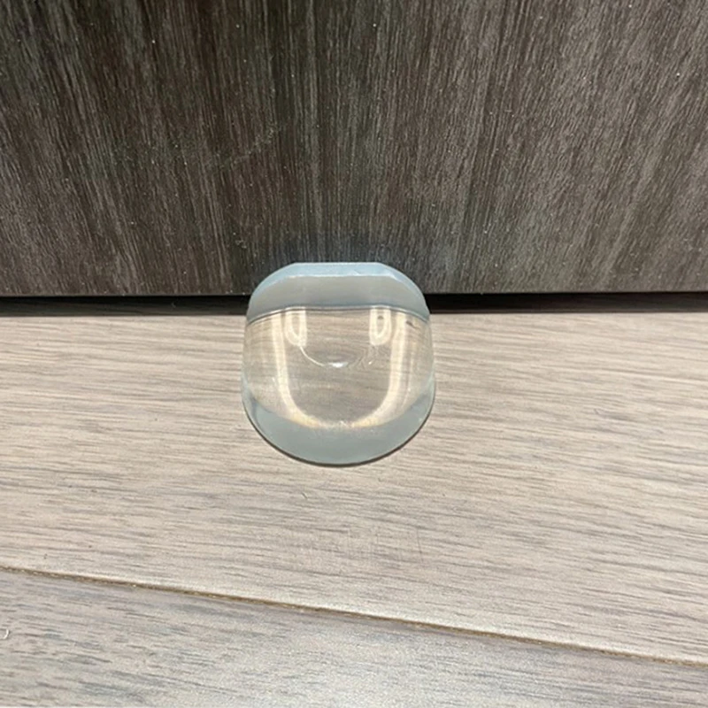 Door Stopper No Need Punch Self Adhesive Anti-Collision Door Holder Catch Door Stop for Home Office Protect Walls and Furniture