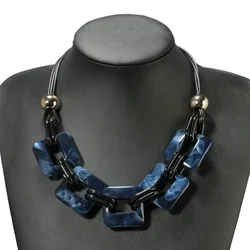 2024 Find Me Fashion Power Leather Cord Statement Necklace & Pendants Vintage Weaving Collar Choker Necklace for Women Jewelry