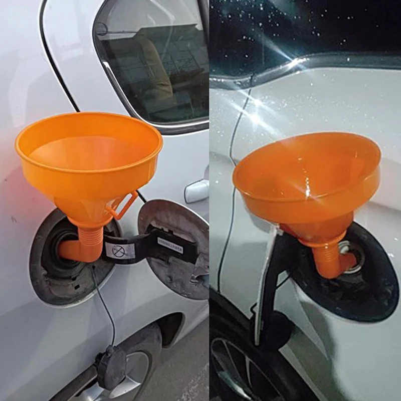 

2-In-1 Refueling Funnel with Strainer Can Spout for Oil Water Fuel Petrol Diesel Gasoline for Auto Car Motorcycle Bike Truck ATV