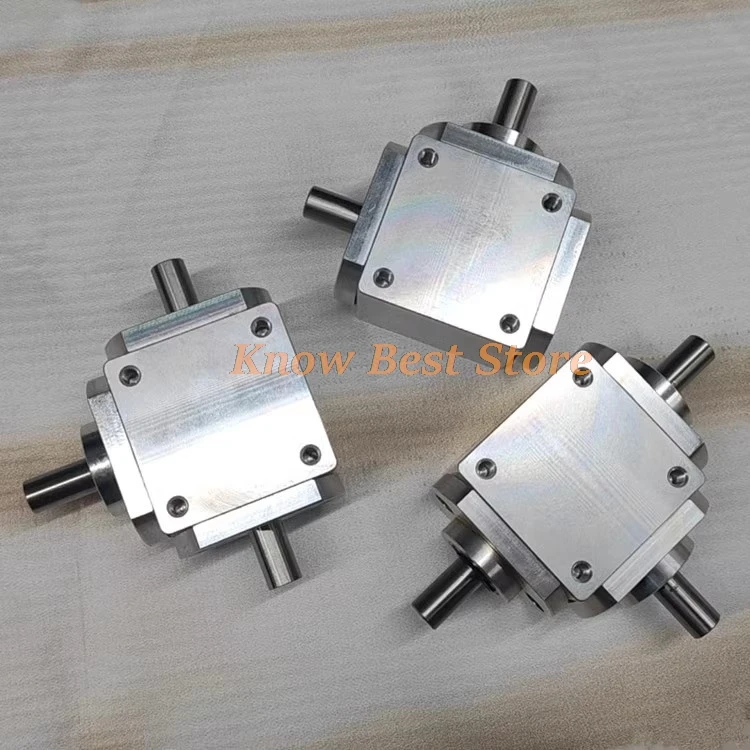 Small 1:1T Type Cross Commutator Shaft Diameter 8 Right-Angle Transmission Transmission Bevel Tooth Reduction Gearbox Rotation