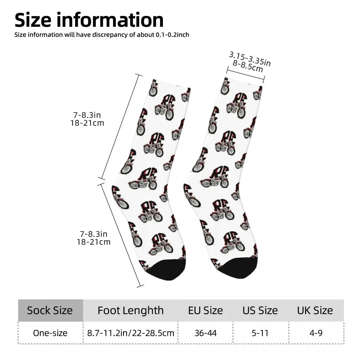 Royals Enfields Stockings motorbikes Custom Casual Socks Autumn Anti-Slip Socks Unisex Men Outdoor Sports Comfortable Socks