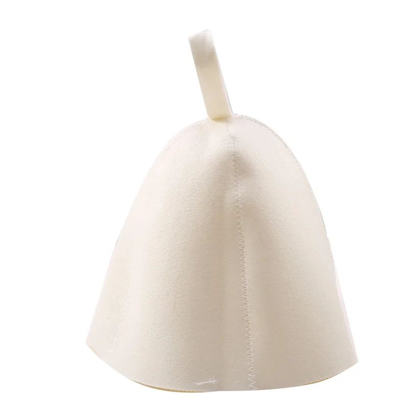 1PC Felt Head Protection Bath Anti Heat Free Size Russian Style Shower Cap Sauna Hat Sauna Vaporarium Accessories Wholesale New