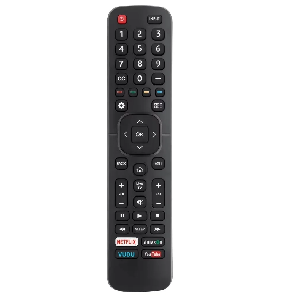 

Universal IR Remote Control Compatible with All Hisense TV 4K ULED HD UHD Android Smart TVs EN2A27 Replacement Shortcut Buttons