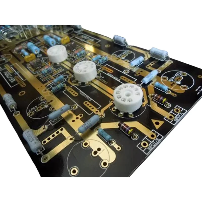 Adapted for NEW (A33) Ear834 Singing and Playback Circuit Electronic Tube MM Dynamic Magnetic Black Adhesive Gall   DIY Kit