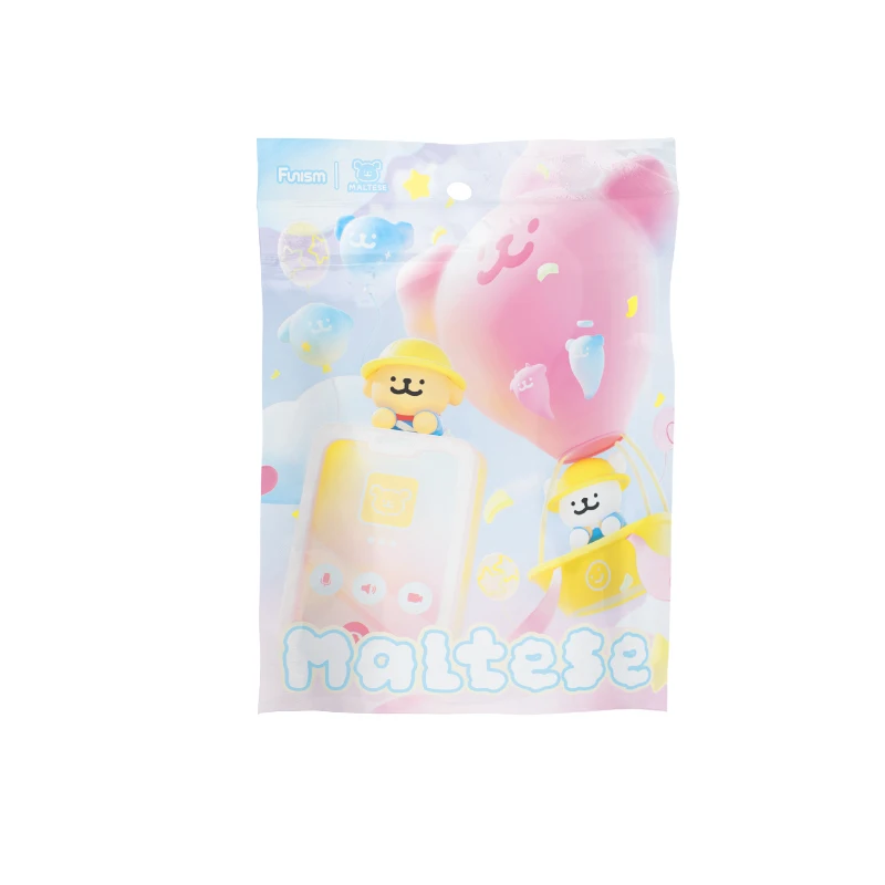 Maltese PupSnap-serie Blind Bag Schattige puppy's Set Sticky Belly Stick Overal te plaatsen Verzamelbare speelgoedauto Desktopornament Funism Gift