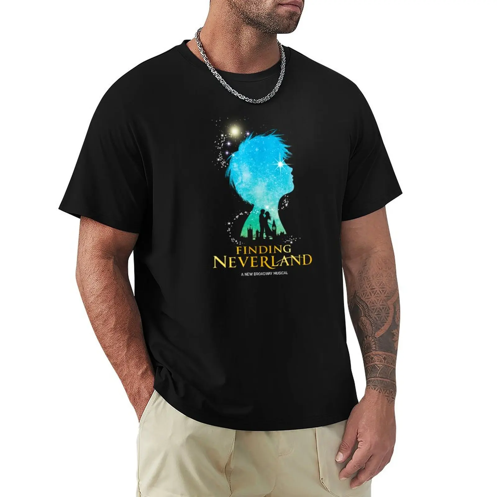 finding neverland T-Shirt Large Size Casual Short Sleeve Top