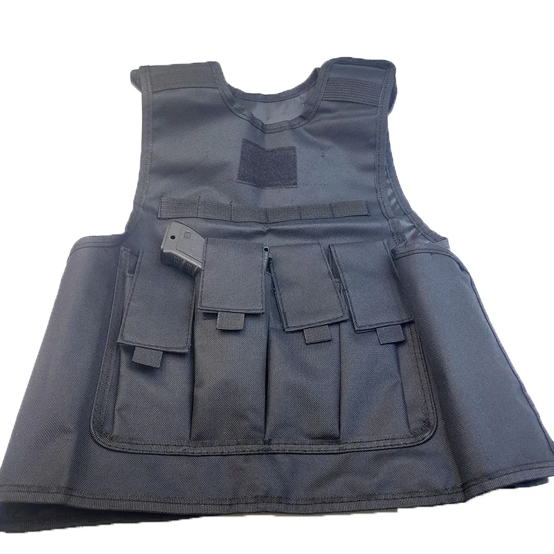 Rompi Taktis Anak Pelindung Tubuh Berburu Tas Aksesoris Anak Kantong Kamuflase Camo Rompi Latihan Seragam Penembak Jitu Pakaian Olahraga