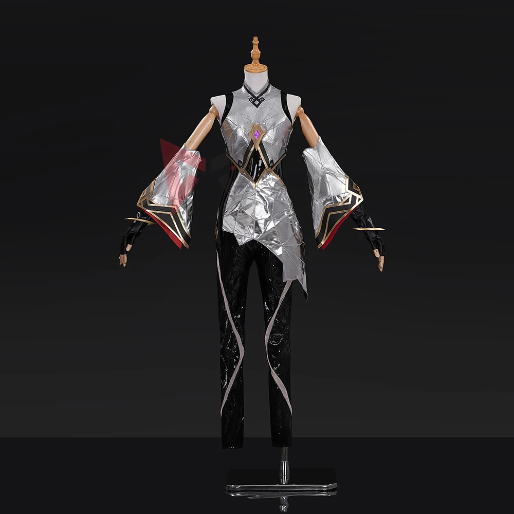 

New Glory Of Kings Jing Cosplay Costume Jumpsuit Coat Accessories For Game Party Halloween Custom Made