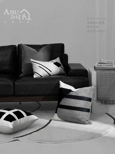 Black couch cushion covers hotsell