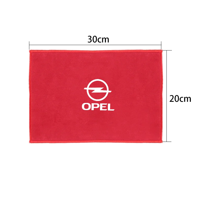 Microfiber Towel Car Cleaning Care Tools Accessories For Opel Corsa Astra Insignia Vectra Zafira Meriva Mokka Grandland Vivaro