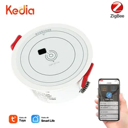 New Tuya ZigBee Smart Ceiling Mounted Human Sensor Breath Micro Motion Detection Smart Home 24g Wireless Smart Radar Detector