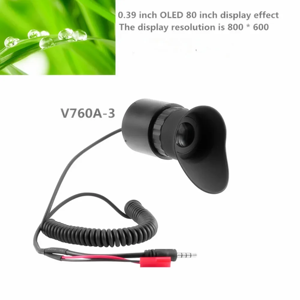 C-3 0.39 inch OLED virtual 80 inch screen Wearing a large HD screen portable display electronic view finder endoscopic camera