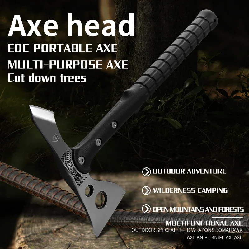 portatil multi funcional aco battle axe huangfu4cr13 survival axe para acampamento ao ar livre caca e atividades de emergencia 01