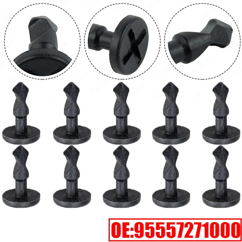 10/20/30Pcs Engine Compartment Cover Plate Screw Clips For Porsche For Cayenne 2010 95557271000 955-572-710-00