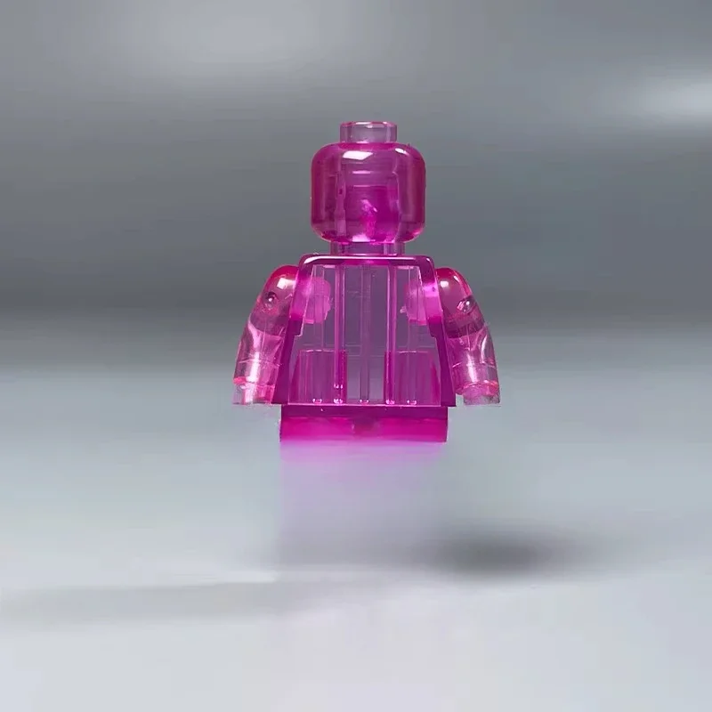 MOC Building Blocks Man Transparent Vegetable Luminous Children Educational Toys Boys Holiday Gift Collection Ornaments Hobby